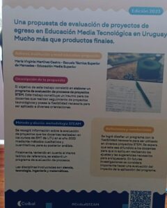 Póster Congreso Uruguayo de Educación en STEAM